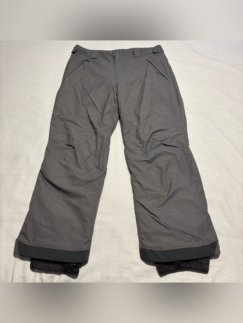 Men’s Columbia Omni-Tech Ski Pants | Gray | Size Large | Waterproof Breathable
